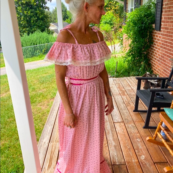Beautiful vintage boho maxi dress - Picture 9 of 10